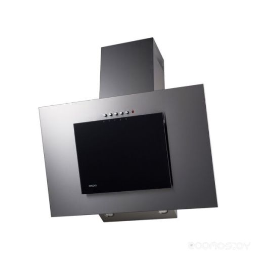 Вытяжка декоративная AKPO Nero Eco 50 WK-4 (чёрное стекло/серый), фото 1
