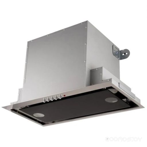 Вытяжка AKPO Neva Glass Eco 60 wk-4 (чёрное стекло/нержавеющая сталь), фото 1