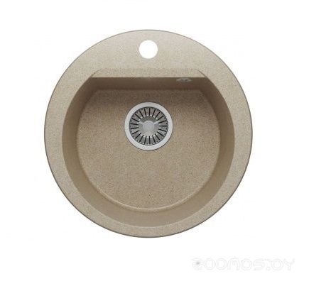 Кухонная мойка Polygran Atol-460 (песочный 302)