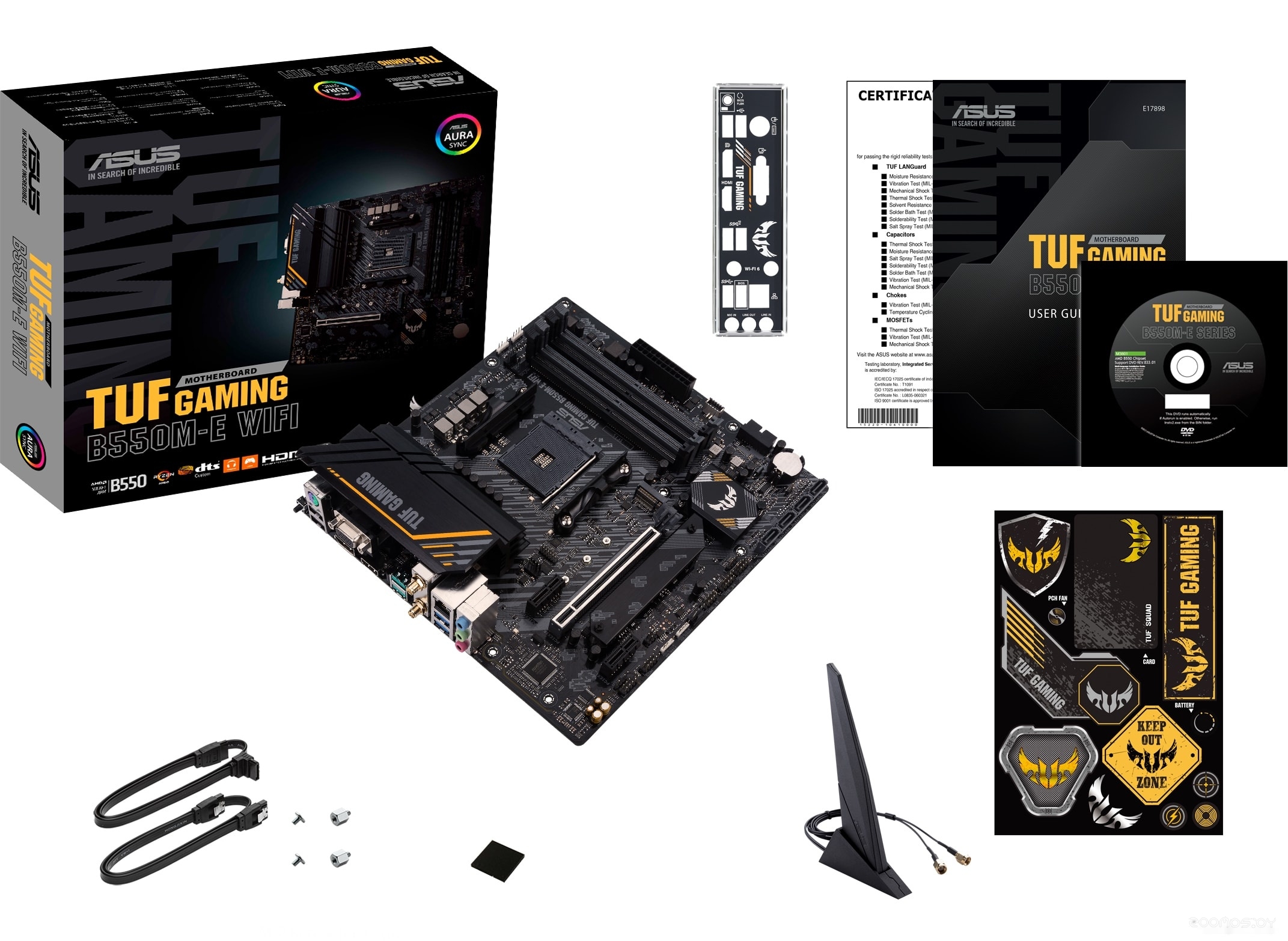 Материнская плата Asus TUF Gaming B550M-E Wi-Fi, фото 8