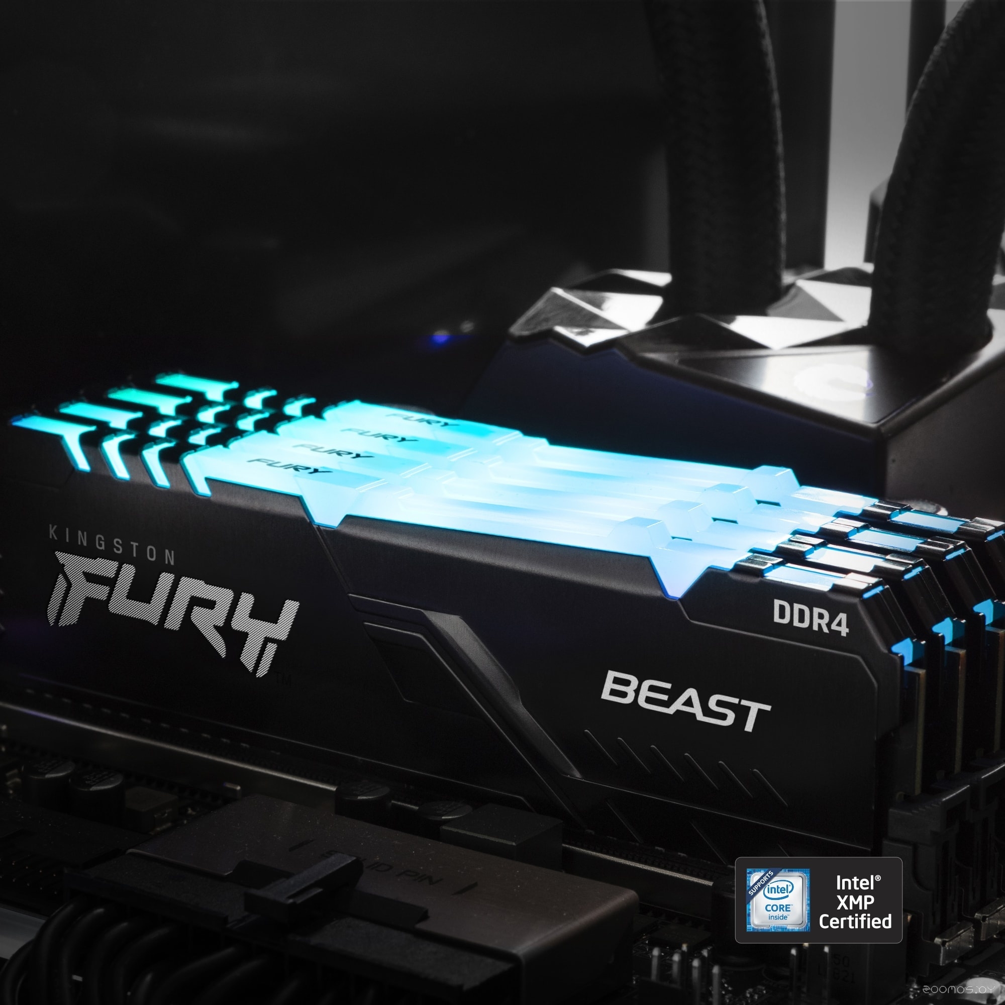 Оперативная память Kingston FURY Beast RGB 8GB DDR4 PC4-24000 KF430C15BBA/8, фото 9