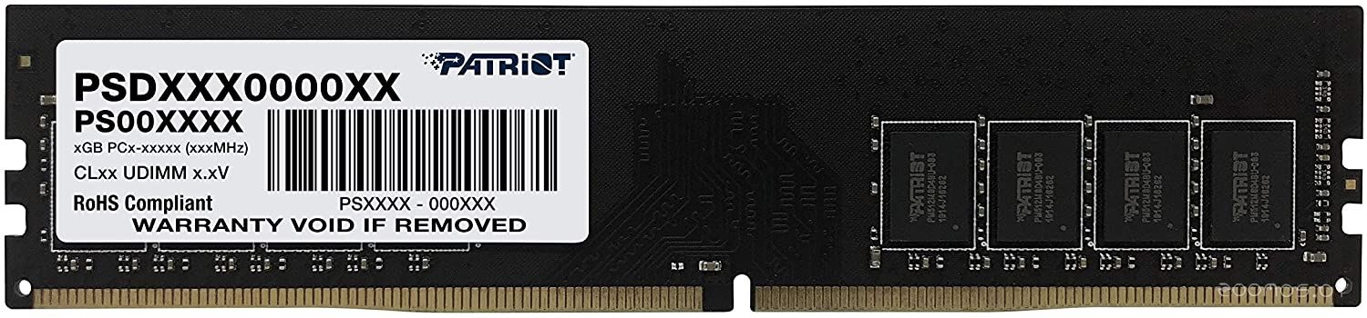 Оперативная память Patriot Signature Line 16GB DDR4 PC4-25600 PSD416G320081, фото 1