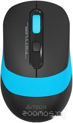 Мышь A4Tech Fstyler FG10S (черный/голубой), фото 1