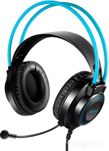 Наушники A4Tech Fstyler FH200U (серый/голубой), фото 3