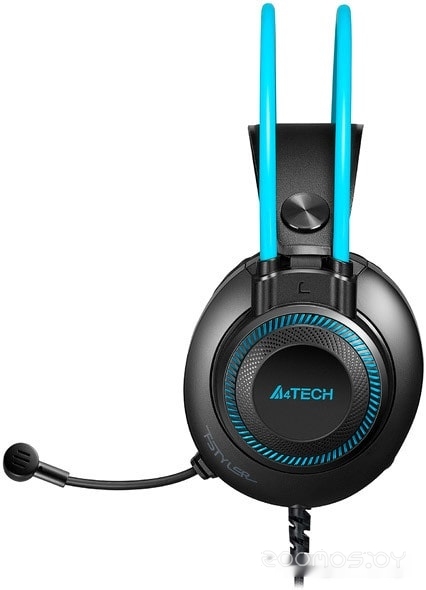 Наушники A4Tech Fstyler FH200i (черный/голубой), фото 4