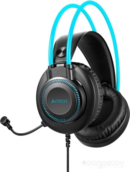 Наушники A4Tech Fstyler FH200U (серый/голубой), фото 4