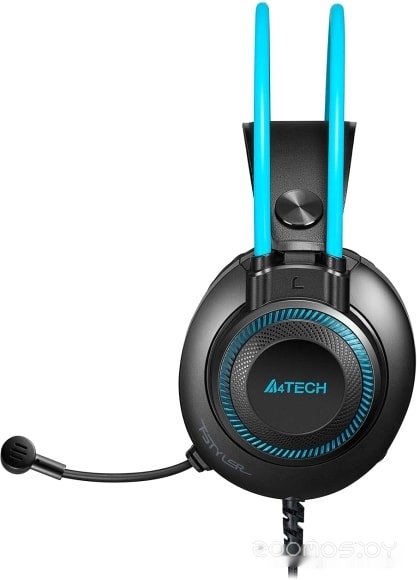 Наушники A4Tech Fstyler FH200U (серый/голубой), фото 2