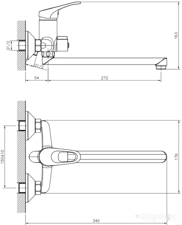 Смеситель DecoRoom DR21043, фото 2