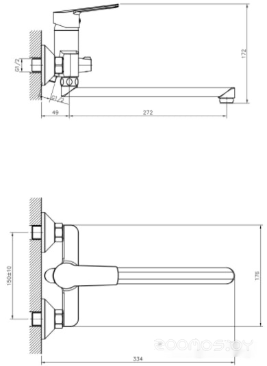 Смеситель DecoRoom DR22043, фото 2