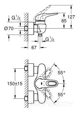 Смеситель Grohe Eurostyle 33590003, фото 2
