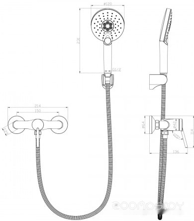 Смеситель Lemark Minima LM3803C, фото 2