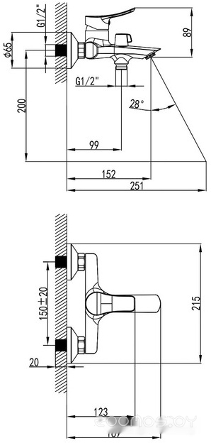 Смеситель Milardo Amplex AMPSB02M02, фото 3