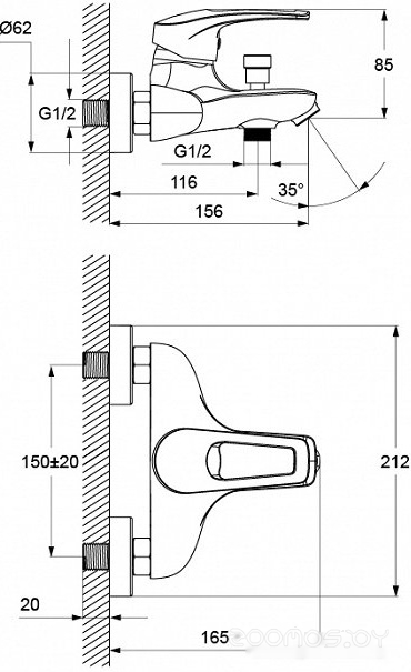 Смеситель IDDIS Carlow Plus CRPSB00i02WA, фото 6