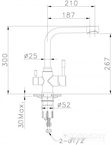 Смеситель Lemark Expert LM5061G, фото 2