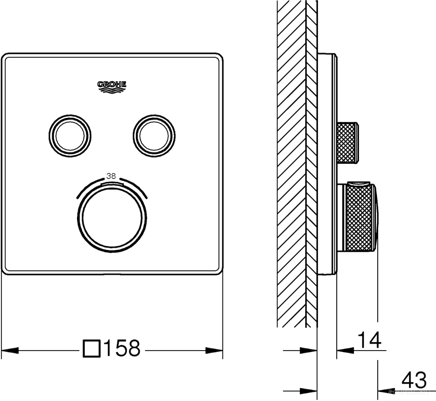 Смеситель Grohe Grohtherm SmartControl 29157LS0, фото 4