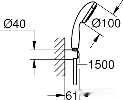 Смеситель Grohe Eurosmart 33302003, фото 3