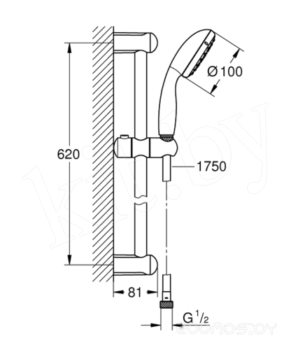 Смеситель Grohe Euroeco 124428, фото 3