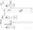 Смеситель Milardo Duplex DUPSBL2M10
