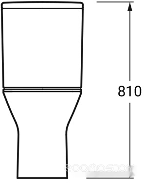 Унитаз Lavinia Boho Elegant Rimless 3308002R (бачок, чаша, пневмокрышка), фото 3