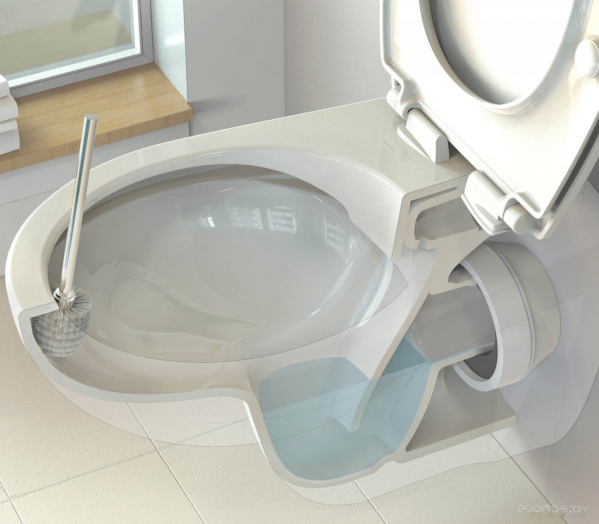 Унитаз Ideal Standard Eurovit Rimless S881201, фото 3