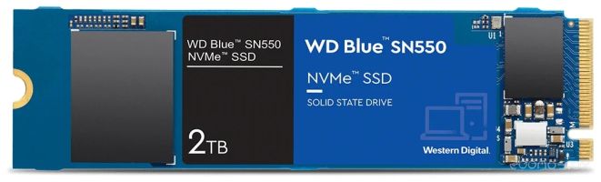 SSD Western Digital Blue SN550 NVMe 2TB WDS200T2B0C