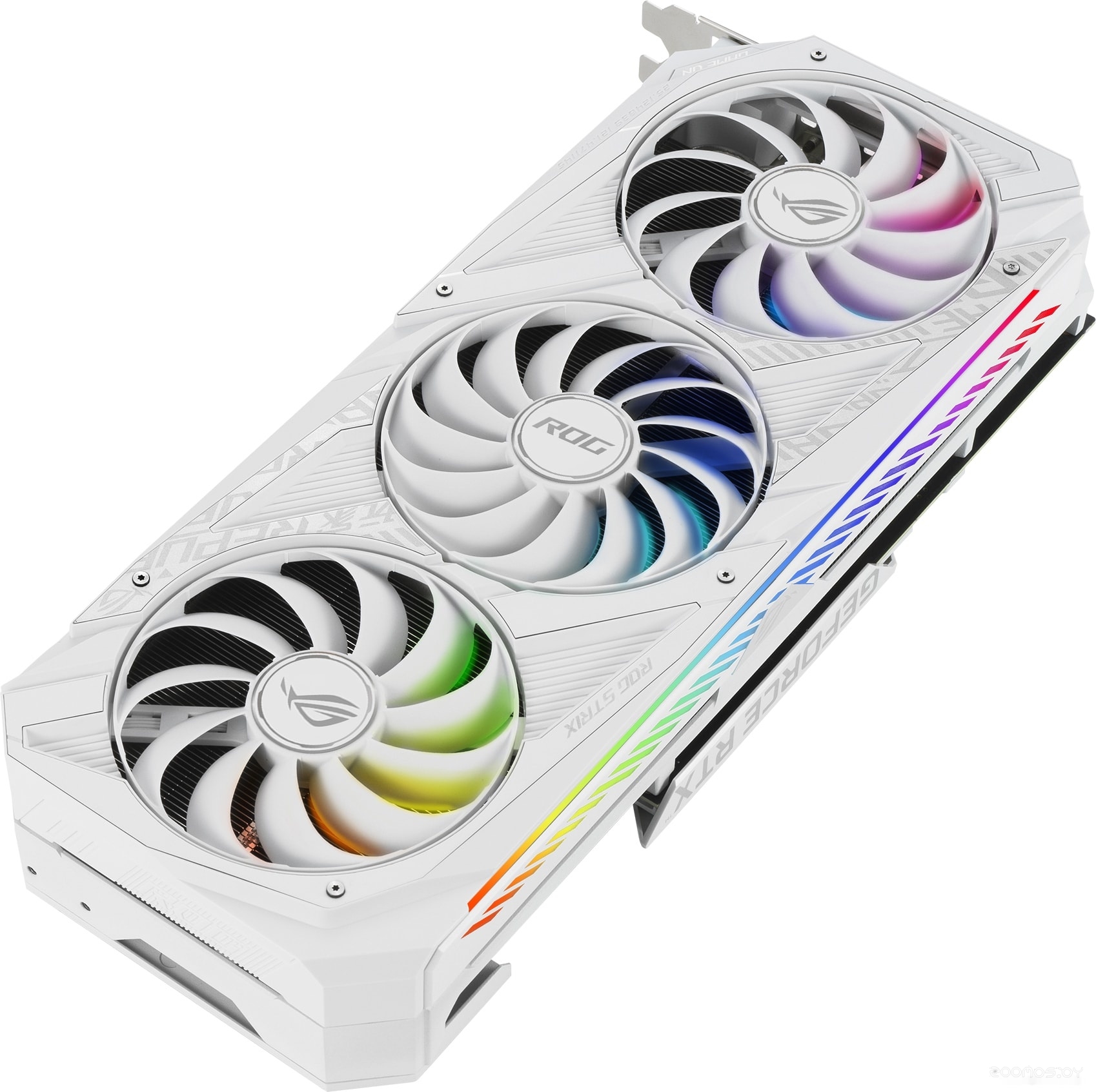 Видеокарта Asus ROG Strix GeForce RTX 3080 V2 White OC Edition 10GB GDDR6X, фото 5
