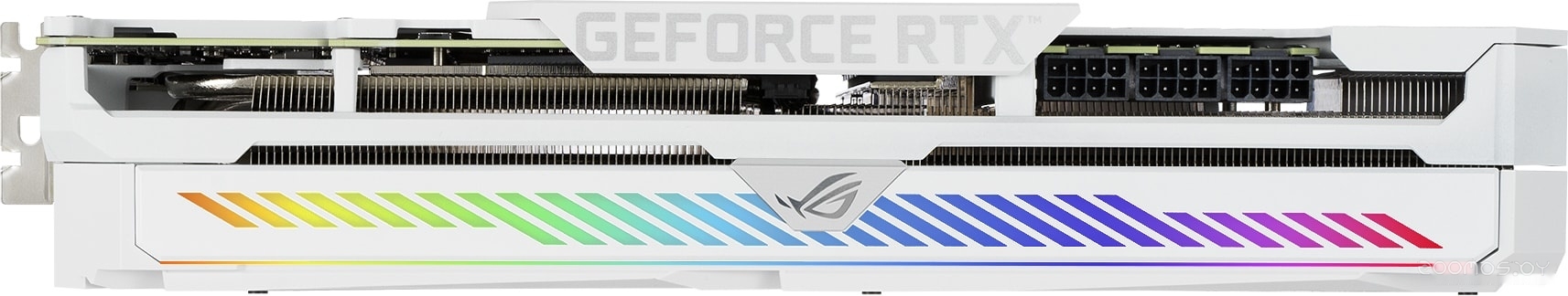 Видеокарта Asus ROG Strix GeForce RTX 3080 V2 White OC Edition 10GB GDDR6X, фото 7