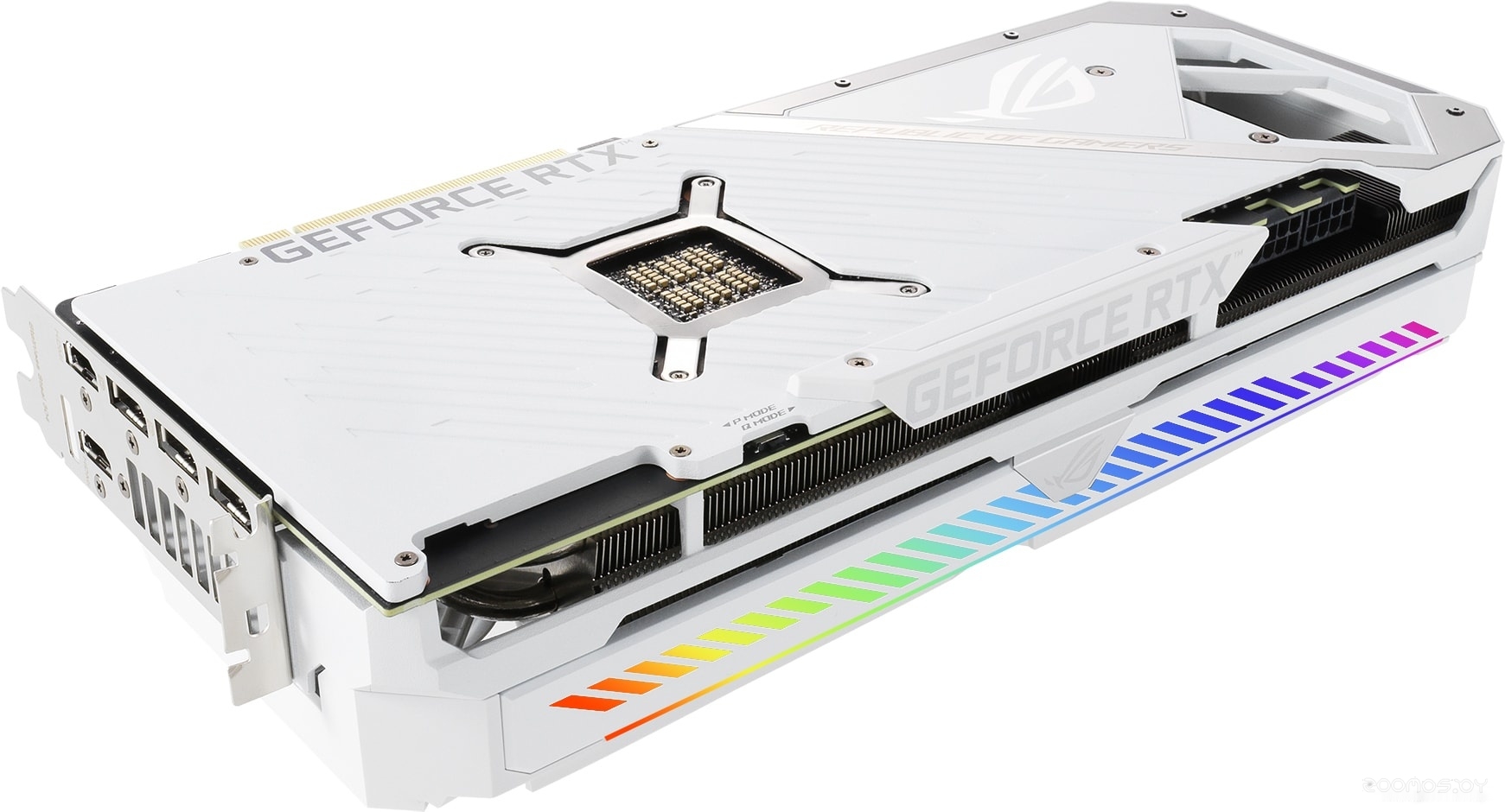Видеокарта Asus ROG Strix GeForce RTX 3080 V2 White OC Edition 10GB GDDR6X, фото 9
