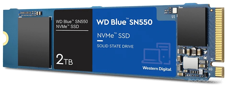 SSD Western Digital Blue SN550 NVMe 2TB WDS200T2B0C, фото 3