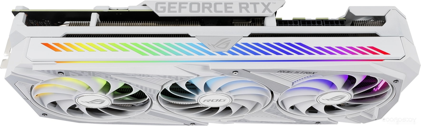 Видеокарта Asus ROG Strix GeForce RTX 3080 V2 White OC Edition 10GB GDDR6X, фото 8