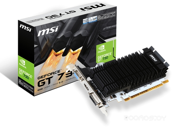 Видеокарта MSI GeForce GT 730 2GB DDR3 [N730K-2GD3H/LP], фото 2
