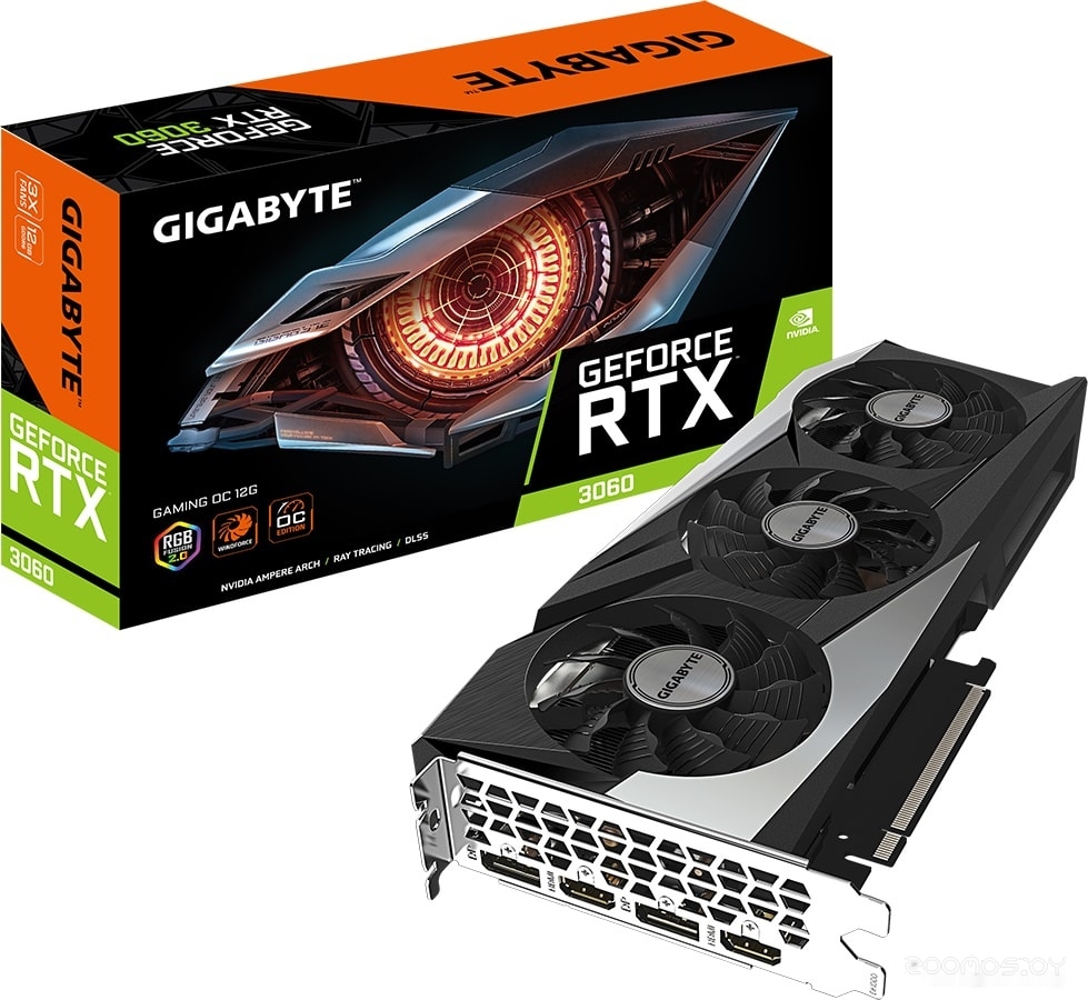 Видеокарта Gigabyte GeForce RTX 3060 Gaming OC 12GB GDDR6 (rev. 2.0), фото 8