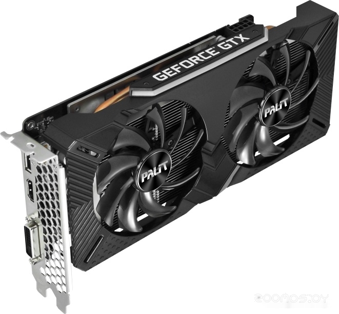 Видеокарта PALIT GeForce GTX 1660 Ti Dual 6GB GDDR6 NE6166T018J9-1160C, фото 2