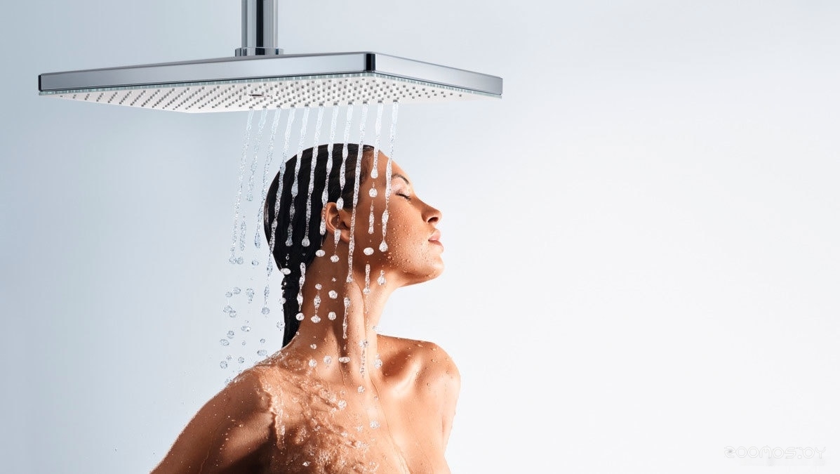 Верхний душ Hansgrohe Rainmaker Select 460 1jet 24002400 (белый/хром), фото 4
