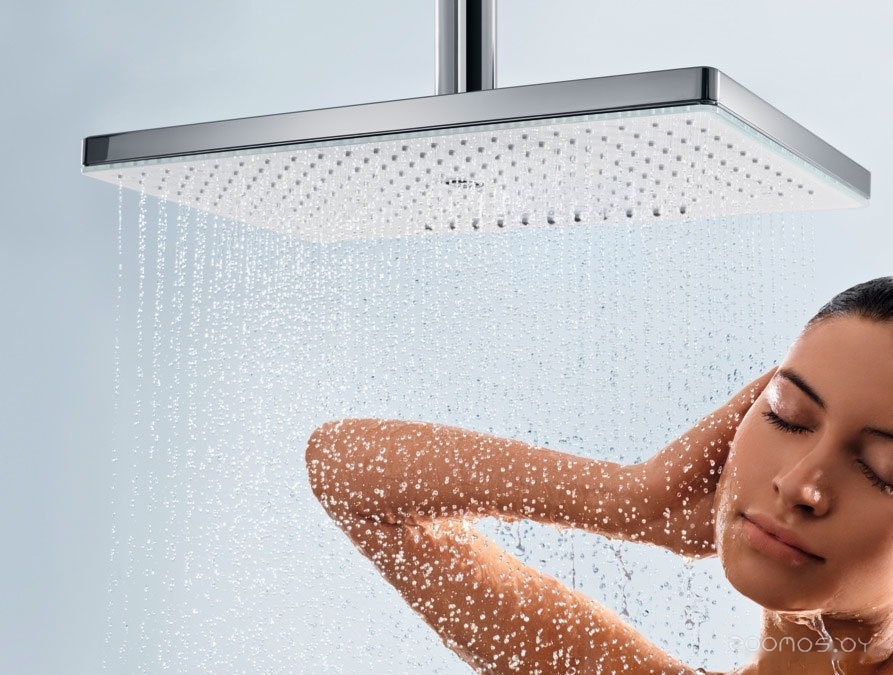 Верхний душ Hansgrohe Rainmaker Select 460 1jet 24002600 (черный/хром), фото 2