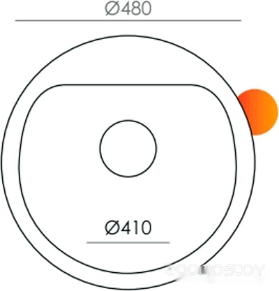 Кухонная мойка Quartz Bond 480 (лен), фото 3