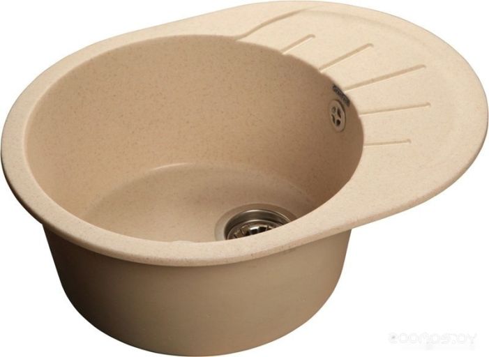 Кухонная мойка GranFest Rondo GF-R580L (бежевый), фото 1