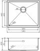 Кухонная мойка Omoikiri Taki 54-U/IF-IN