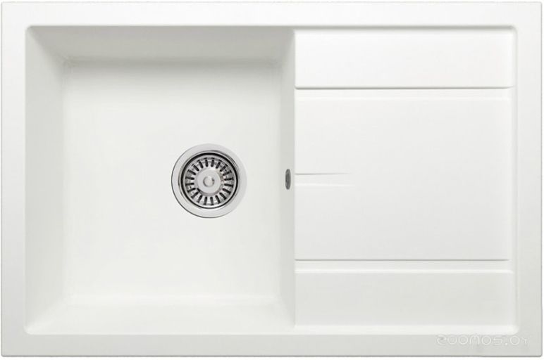 Кухонная мойка Tolero R-112 (белый), фото 1