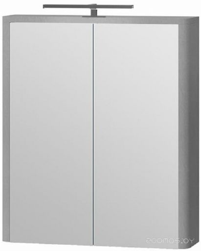 Шкаф с зеркалом Ювента Шкаф с зеркалом CШНЗ2-80 (структурный серый)