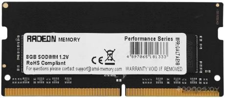 Оперативная память AMD Radeon R9 Gamer 16GB DDR4 SODIMM PC4-24000 R9416G3000S2S-UO