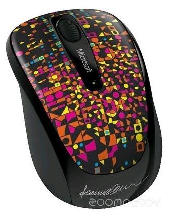 Мышь Microsoft Wireless Mobile 3500 Chauk GMF-00334 Black USB, фото 1
