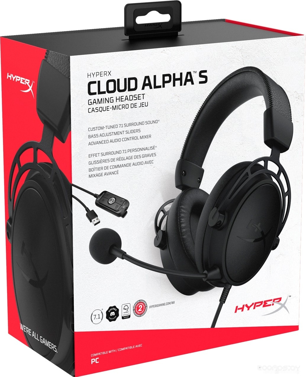 Наушники HyperX Cloud Alpha S (черный), фото 9
