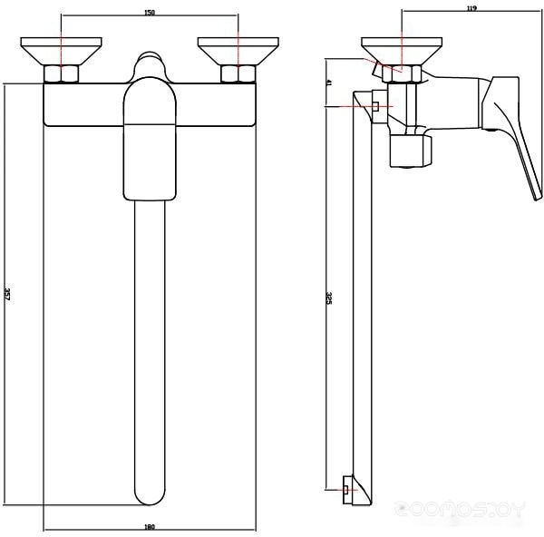 Смеситель ESKO Eiger EG 31, фото 2