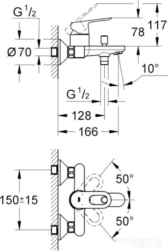Смеситель Grohe BauLoop 23341000, фото 1