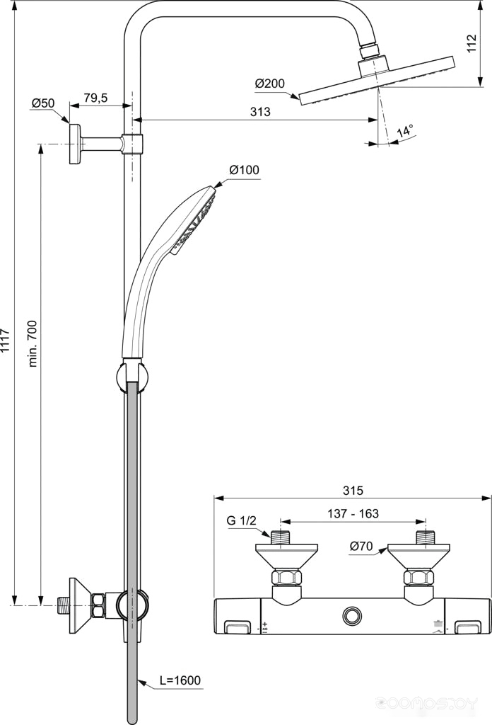 Унитаз Laufen Pack Pro Rimless 869966000000R, фото 2