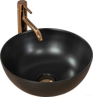 Умывальник Rea Stella (черный матовый)