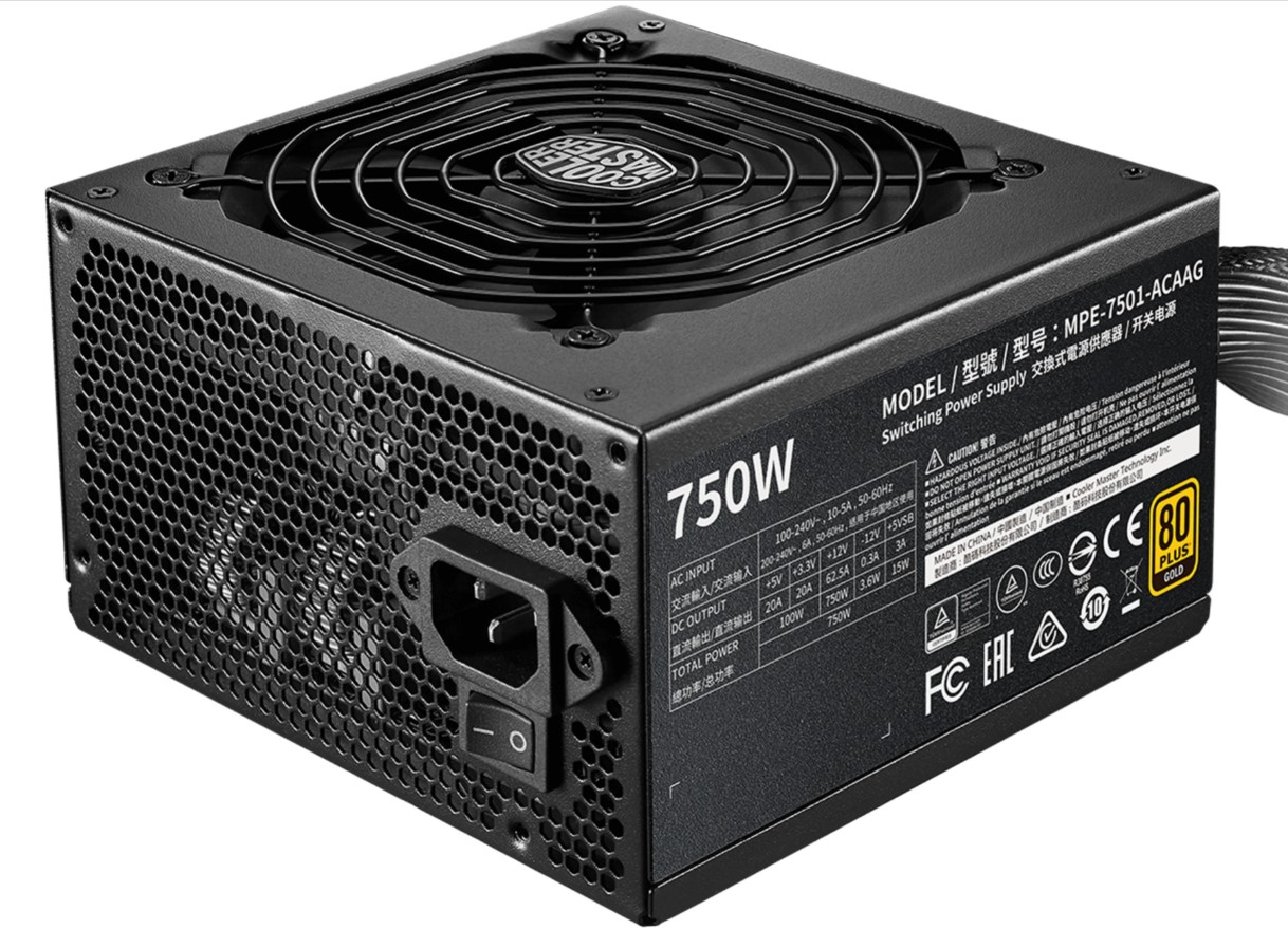Блок питания Cooler Master MWE Gold 750 - V2 MPE-7501-ACAAG-EU, фото 2