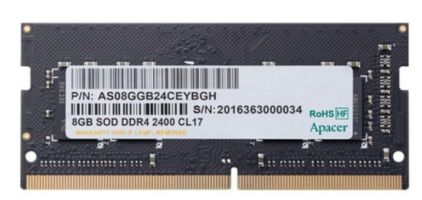 Модуль памяти Apacer 8GB DDR4 SODIMM PC4-19200 AS08GGB24CEYBGH