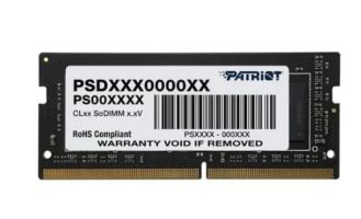 Оперативная память Patriot Signature Line 4GB DDR4 SODIMM PC4-21300 PSD44G266682S